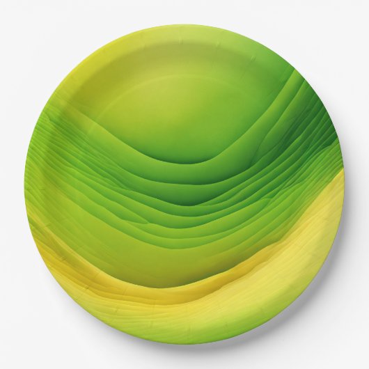 プレミアム9インチ紙プレート ペーパープレート (正面)