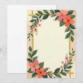 プレミアム インビテーション カード デザイン (正面/裏面)