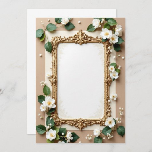 プレミアム インビテーション カード デザイン (正面/裏面)