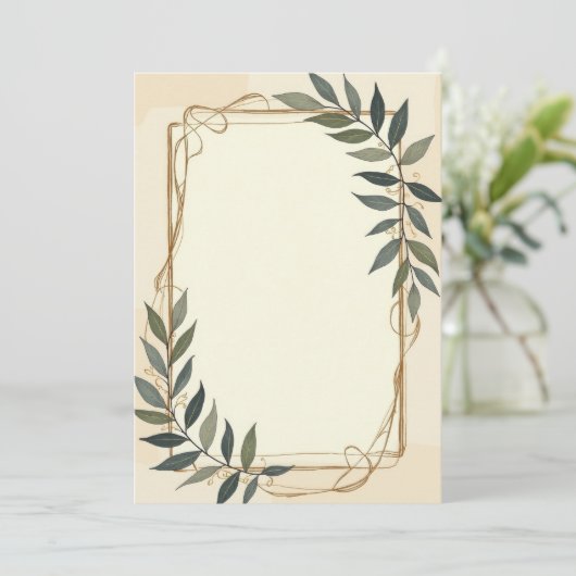 プレミアム インビテーション カード デザイン (スタンド正面)