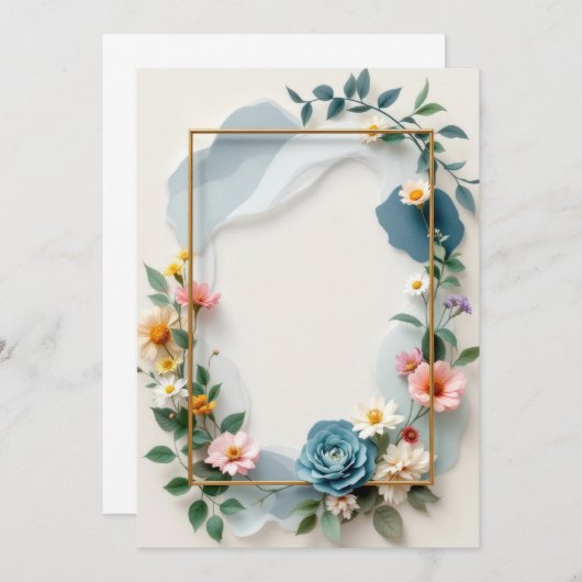 プレミアム インビテーション カード デザイン (正面/裏面)