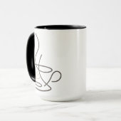 プレミアム セラミック コーヒーマグ マグカップ (正面左)
