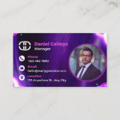 「プレミアム・ビジネス・カード」 名刺 (裏面)