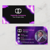 「プレミアム・ビジネス・カード」 名刺 (正面/裏面)