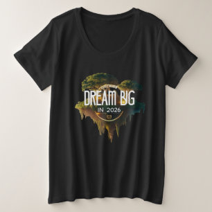 プレミアム フローティング アイランド "Dream Big 2026" プラスサイズ プラスサイズTシャツ