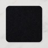 プレミアム ブラック スクエア ビジネス カード (正面)