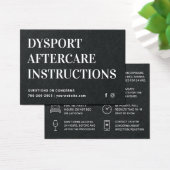 プレミアム ブラック Dysport 注射 アフターケア カード (デスク)