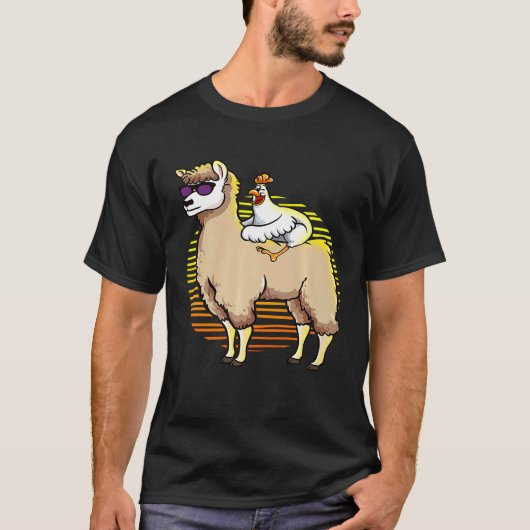 プレミアム ラマににわとり ラマににわとり Tシャツ (正面)
