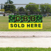プレミアムCBDオイル販売中 広告 横断幕 (インサイチュ)