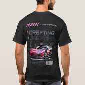 プレミアムJDMアクセインスパイアサリ、体キットおよび自動車 Tシャツ (裏面)