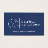 プレミアムTooth Sketchロゴブルー歯医者 (正面)