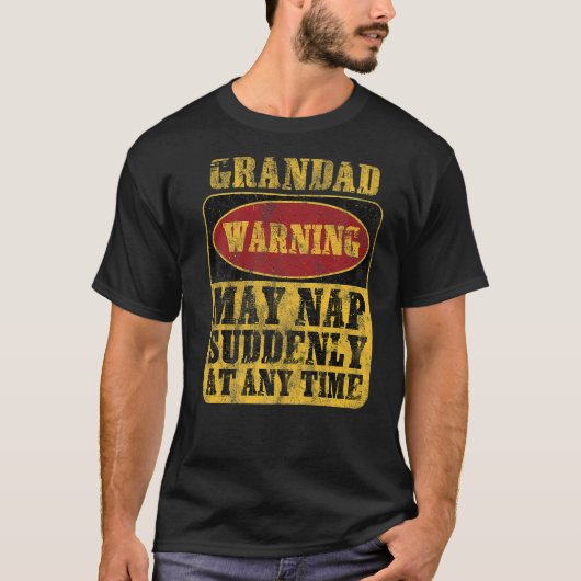 プレミ警告ーの時にグランドズのメイ昼寝突然 Tシャツ (正面)