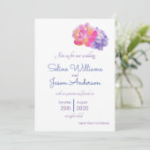 プレユニークスの結婚お祝いカード 招待状 (スタンド正面)