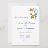 プレユニークスの結婚お祝いカード 招待状 (正面)