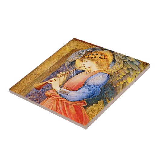 プレラファエリートクリスマスエンジェルセラミックタイル タイル (側面)