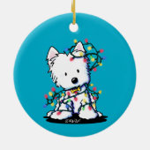 プレリーウェスティクリスマスキニアート セラミックオーナメント (裏面)