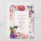 プレリーガーデンフォレストウォーター結婚カラー 招待状 (正面)