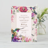 プレリーガーデンフォレストウォーター結婚カラー 招待状 (スタンド正面)