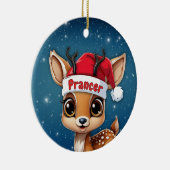 プレンサーベイビーシカ、子鹿、雌鹿、トナカイ 🦌🎄 セラミックオーナメント (右)