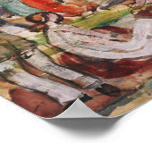 プレンダーガスト – ビーチと青い木 ポスター (角)