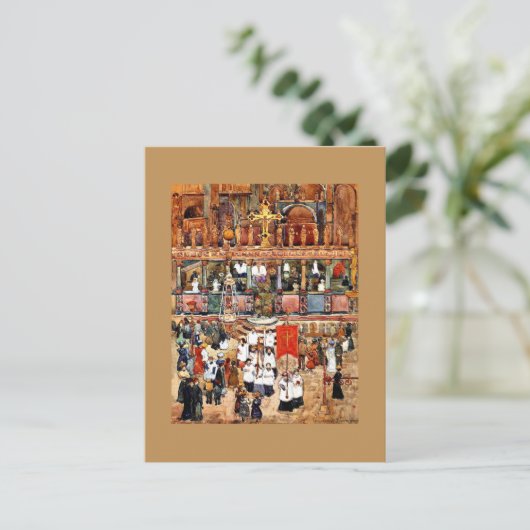 プレンダーガスト – 復活祭の行列,聖マーク ポストカード (スタンド正面)