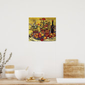 プレンダーガスト – 果実と花1913 ポスター (キッチン)