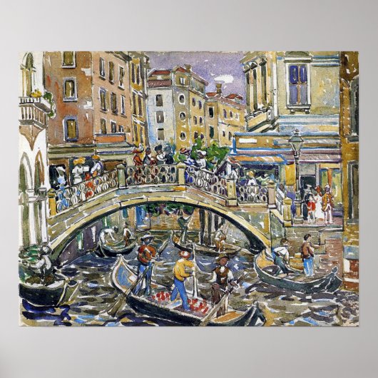 プレンダーガスト – Canal 1912 ポスター (正面)