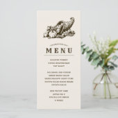 プレンティの角 |感謝祭メニュー メニュー (スタンド正面)