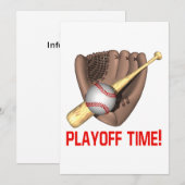 プレーオフの時間 招待状 (正面/裏面)