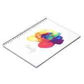 プレージングレインボーバラカスタム ノートブック (左側)