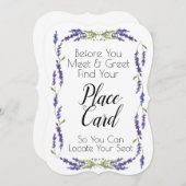 プレースカード看板 招待状 (正面/裏面)