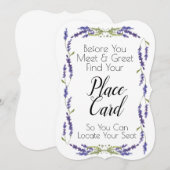 プレースカード サイン (正面/裏面)