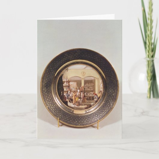 プレートでサーバーワークショップを描く カード (正面)