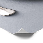 プレートにバターを積んだパンケーキのスタック ポスター (角)