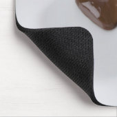 プレートのハート形のチョコレート・キャンディ マウスパッド (コーナー)