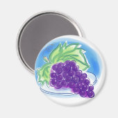 プレートの葡萄 マグネット (正面/裏面)