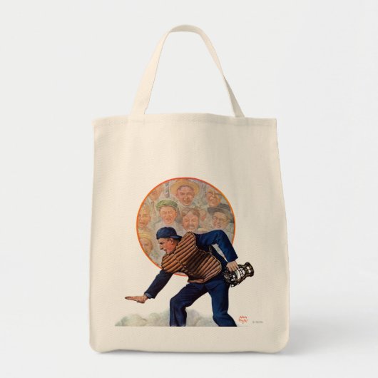 プレートの金庫 トートバッグ (正面)