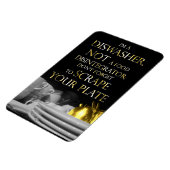 プレートを削る2 (食洗機マグネット) （黄金） マグネット (左側)