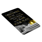 プレートを削る2 (食洗機マグネット) （黄金） マグネット (右側)