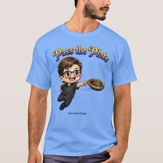 プレートを渡せTシャツ Tシャツ (正面)