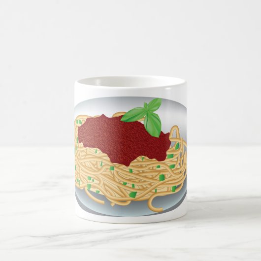 プレートオブスパゲッティボローグナイズマグ コーヒーマグカップ (中央)