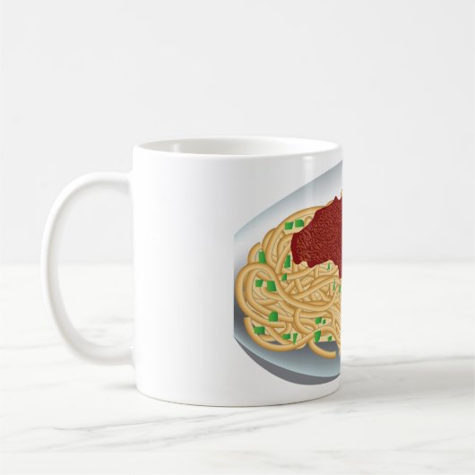 プレートオブスパゲッティボローグナイズマグ コーヒーマグカップ (左)