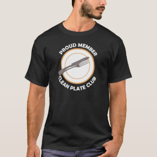 プレートクラブ誇り高いメンバーをきれいにして下さい Tシャツ