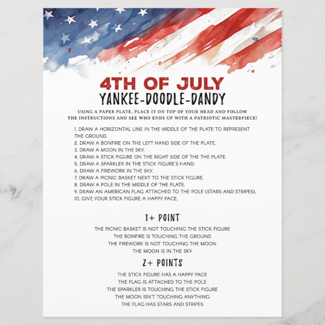 プレートゲーム7月4日パーティーゲーム (正面)