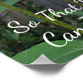 プレートザシード今日あなたの夢が開花 ポスター (角)