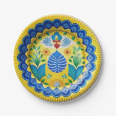 プレートデザースペインのトインスパイアプレートのフィエスタ ペーパープレート (正面)