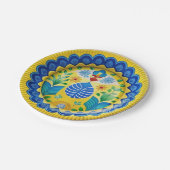 プレートデザースペインのトインスパイアプレートのフィエスタ ペーパープレート (アングル)