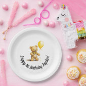 プレートパーソナライズされた、誕生日、ベビーシャワー、 ペーパープレート (パーティー)