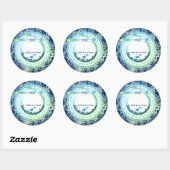 プレートファンシー器具クリスマス ラウンドシール (シート)