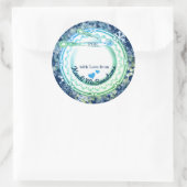 プレートファンシー器具クリスマス ラウンドシール (バッグ)